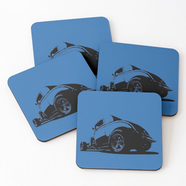 Item preview, 1932 Ford Model A Coupe - stylized black on light background  designed and sold by mal-photography.