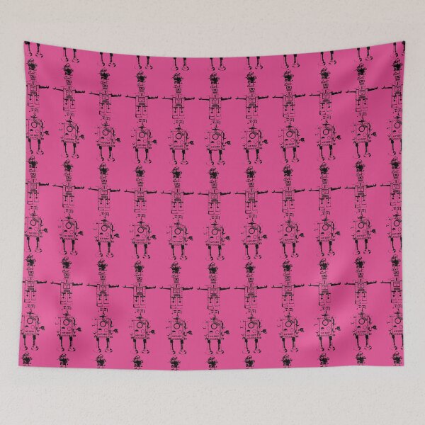 Item preview, Robot Totem - BiLevel Pink designed and sold by Alex Sinclair.