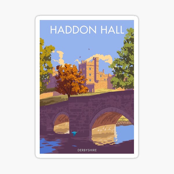 Haddon Hall, Derbyshire Sticker