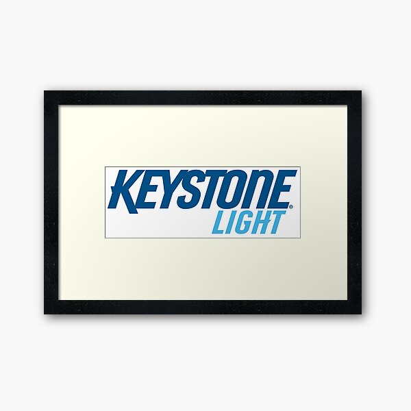 Keystone Light Framed Art Print