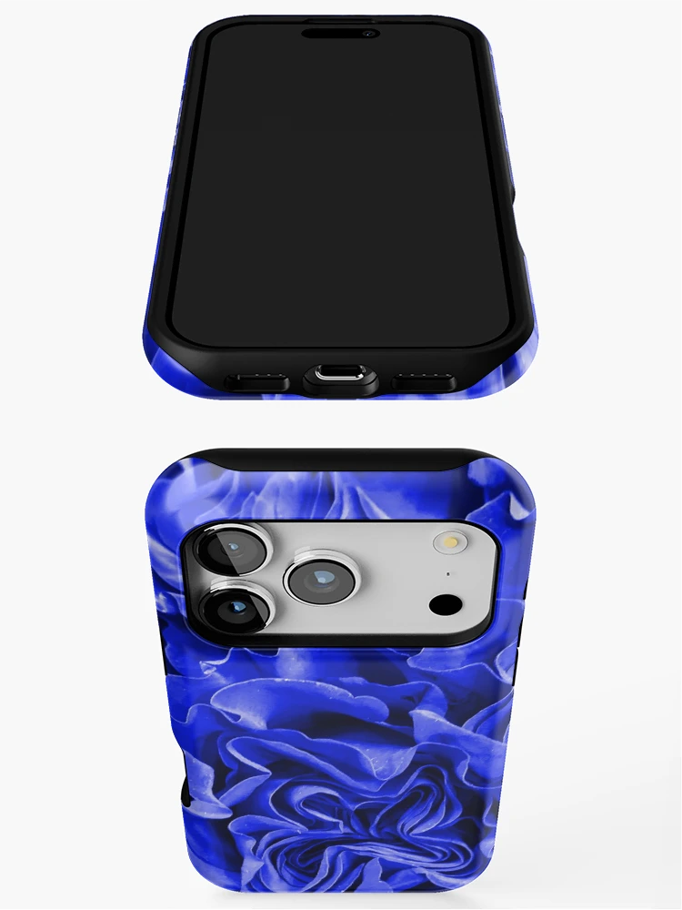 Thumbnail 3 of 4, iPhone Case, Blue Roses designed and sold by Raymond Gilford.