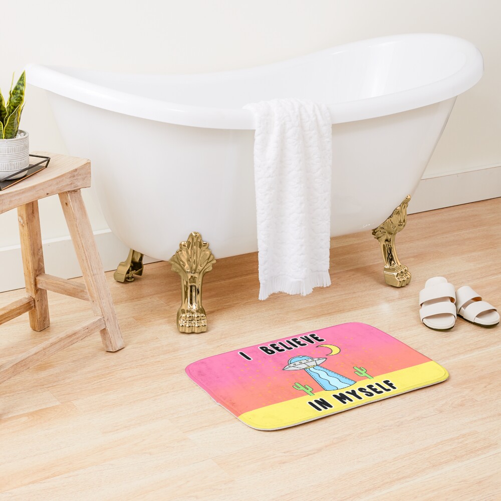I Believe In Myself - The Peach Fuzz Bath Mat