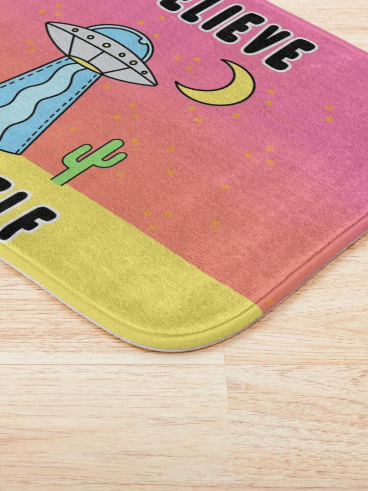 Alternate view of I Believe In Myself - The Peach Fuzz Bath Mat