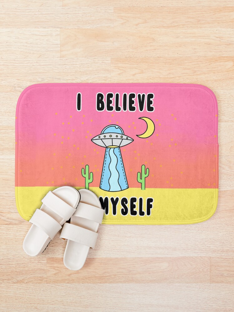 Alternate view of I Believe In Myself - The Peach Fuzz Bath Mat