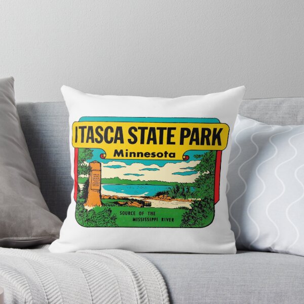 Item preview, Itasca State Park Minnesota Vintage Travel Decal designed and sold by hilda74.