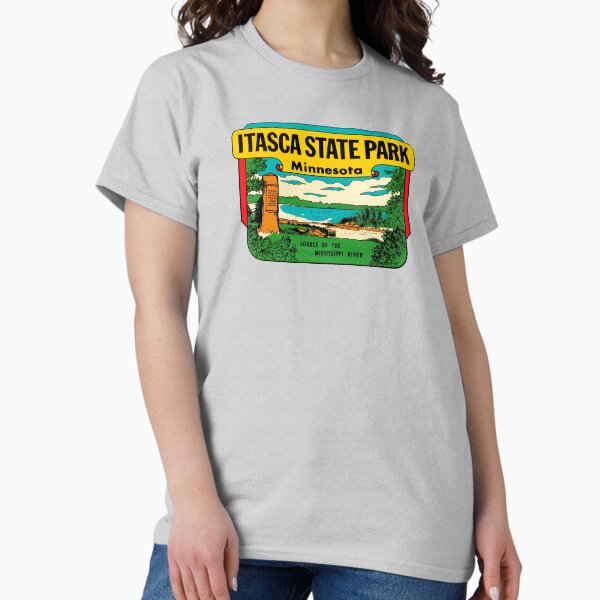 Item preview, Itasca State Park Minnesota Vintage Travel Decal designed and sold by hilda74.