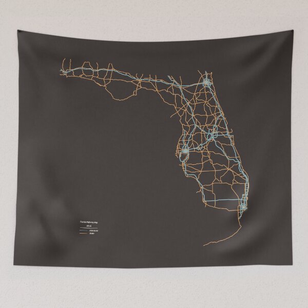 Item preview, Florida Highways designed and sold by FinlayMcNevin.