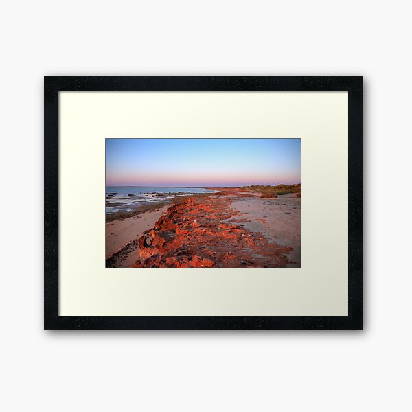 Sunrise at Heron Point, Exmouth Gulf, WA #2 Framed Art Print