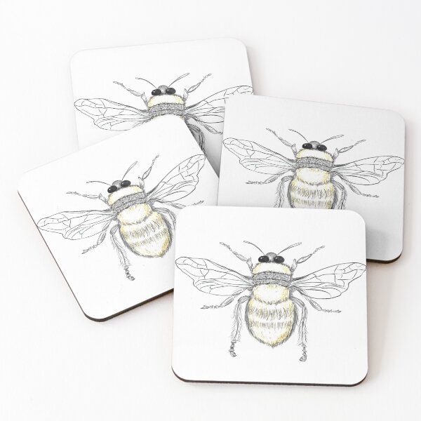 Item preview, Bee (transparent) designed and sold by trustspeakfight.