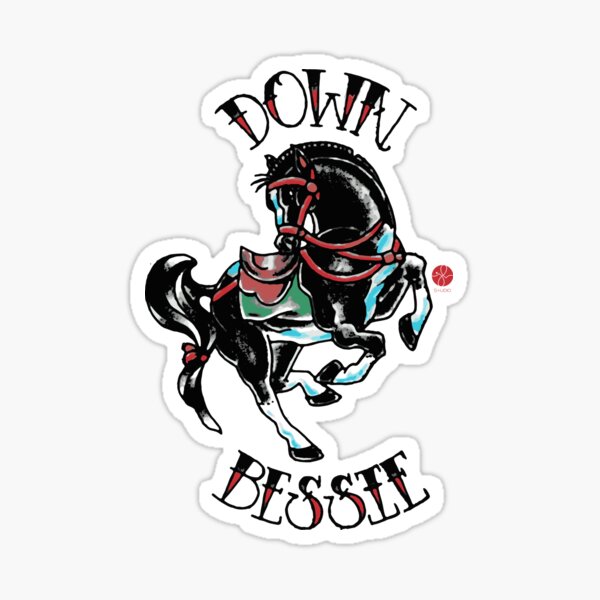 Fanart Down Bessie Sticker