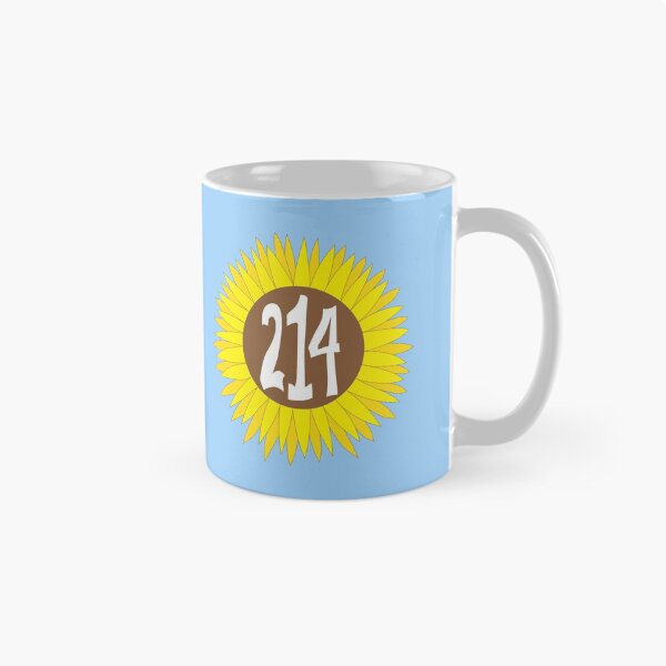 Item preview, Hand Drawn Texas Sunflower 214 Area Code designed and sold by itsrturn.