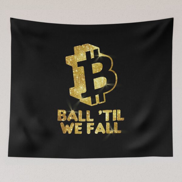 Artikelvorschau, Bitcoin Ball bis wir Cryptocurrency fallen entworfen und verkauft von groovezero.