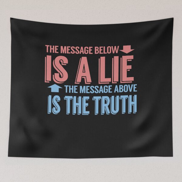 Item preview, A Lie and The Truth Funny Sarcastic Puzzling Tee Shirt designed and sold by findgreatshirts.