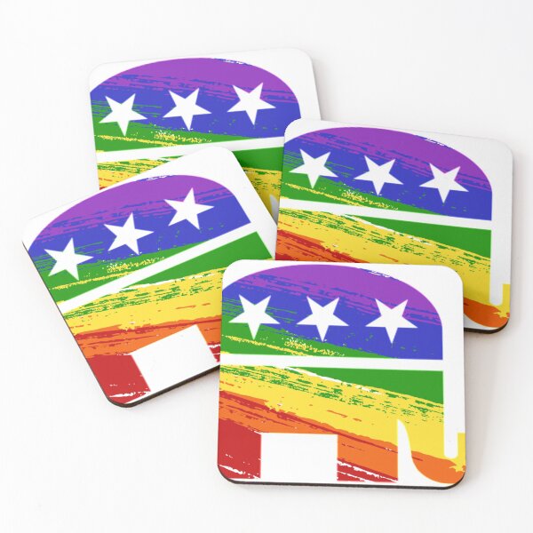 Item preview, Pride Republican Elephant designed and sold by Maddie-iceee.