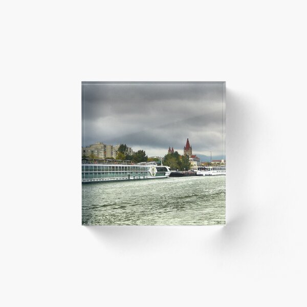 Cruising into Vienna Acrylic Block
