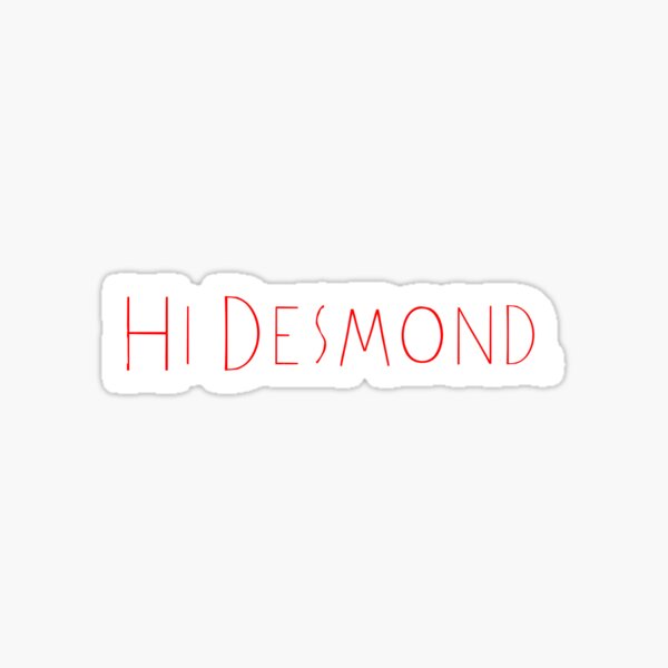 Jurassic Desmond Sticker