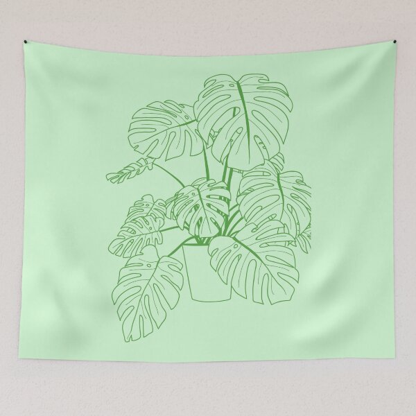 Item preview, Botanical Houseplant Green designed and sold by bohoDecor.