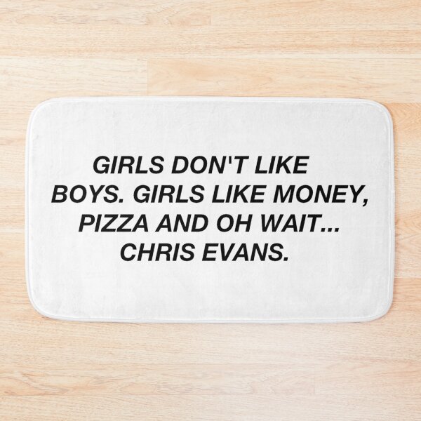 Item preview, girls like chris evans designed and sold by Larissa Sotero.
