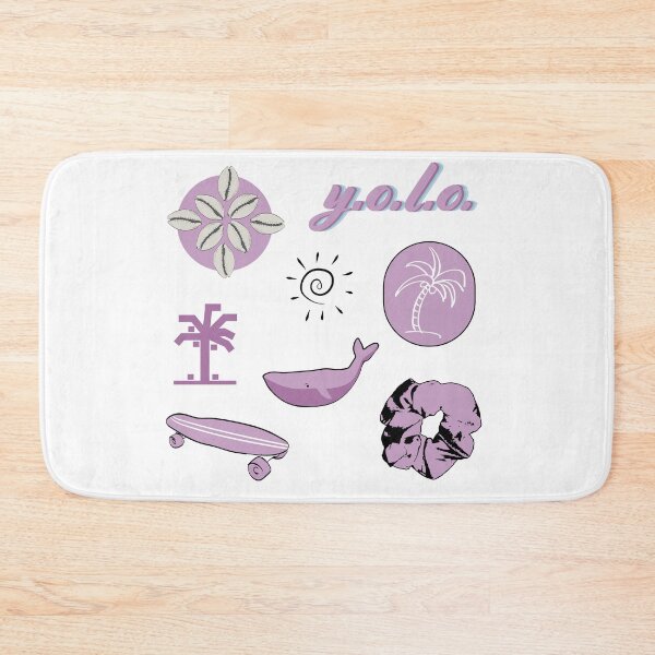 Item preview, Mauve Purple Summer Palm Tree Fun Sticker Pack designed and sold by The-Goods.