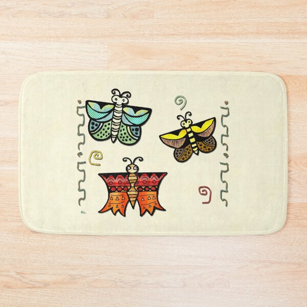 Item preview, Zuni Butterfly Folk Art designed and sold by bohemianbound.