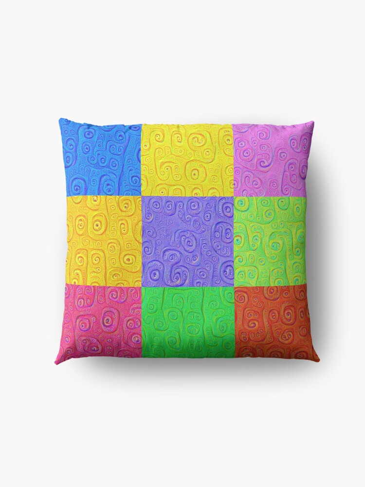Alternate view of Deep Dreaming of a Color World 2K 2 Floor Pillow
