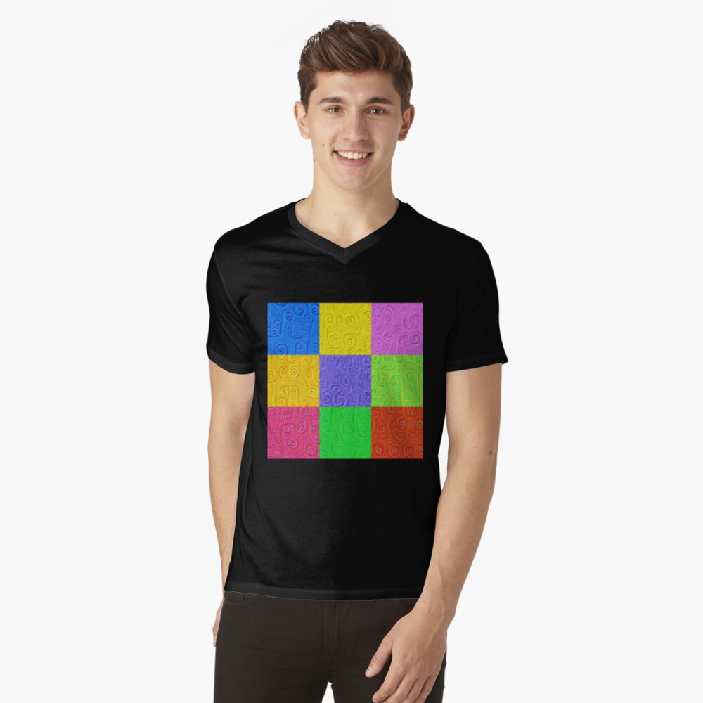 Deep Dreaming of a Color World 2K 2 V-Neck T-Shirt