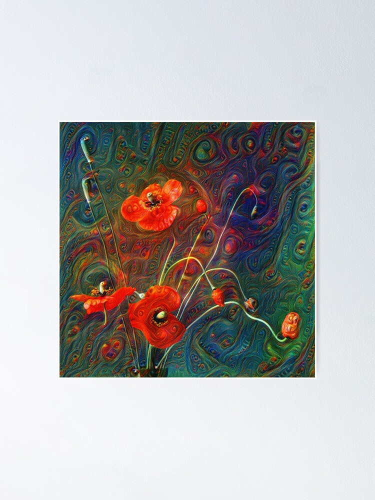 Alternate view of Poppies Poster