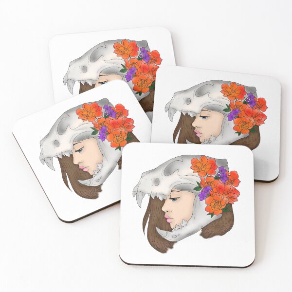 Item preview, Skull mask and flowers  designed and sold by Andromeda-Vaga.