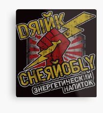 Chernobly Energy Drink Metal Print