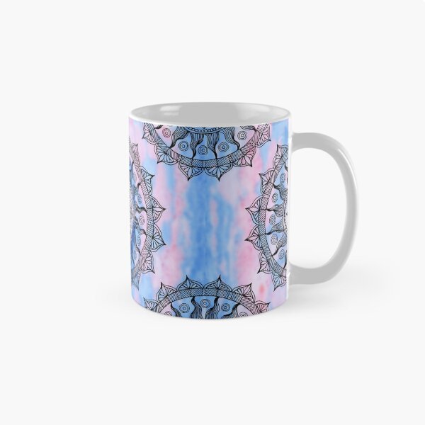Artikelvorschau, Pastellrosa Blau Boho Mandala entworfen und verkauft von Julie Erin Designs.