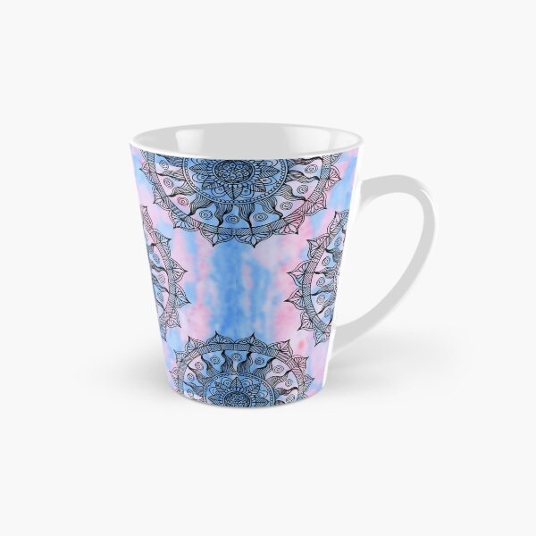 Artikelvorschau, Pastellrosa Blau Boho Mandala entworfen und verkauft von Julie Erin Designs.