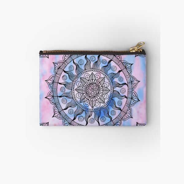 Artikelvorschau, Pastellrosa Blau Boho Mandala entworfen und verkauft von Julie Erin Designs.