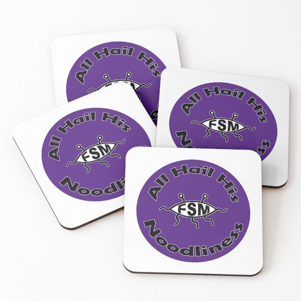 Item preview, Flying Spaghetti Monster (on purple) designed and sold by ColorfulCortex.