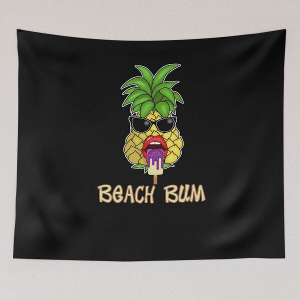 Item preview, Beach Bum Sunglasses Aloha Pineapple Summer Beach Shirt | Retro Longboard & Windsurfing designed and sold by Cedinho.