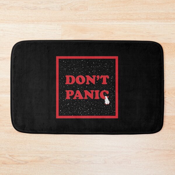 Item preview, Don't Panic and Always Carry a Towel designed and sold by ColorfulCortex.