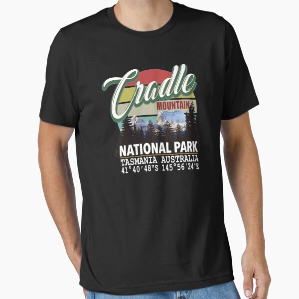 Item preview, Vintage Cradle Mountain National Park with GPS Location Tasmania Australia designed and sold by Bullish-Bear.