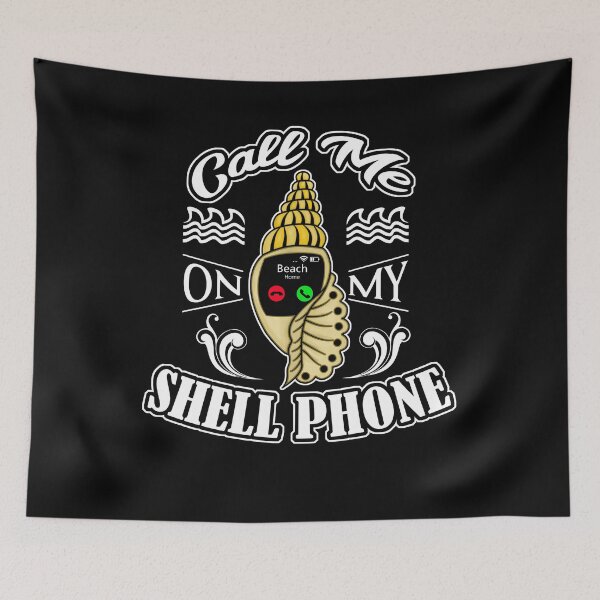 Item preview, Call Me On My Shell phone | Funny Summer Beach Party Design designed and sold by Cedinho.