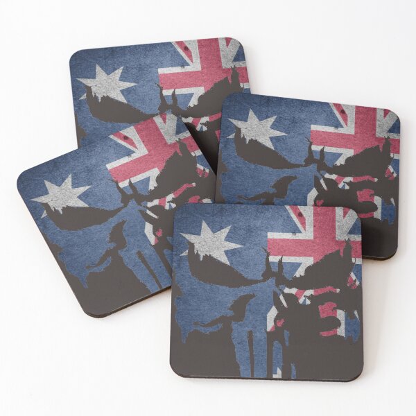 Item preview, Aus Military Skull [Tactical Flag] V2 designed and sold by SourLimeDesigns.