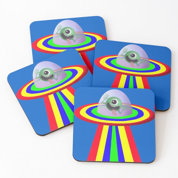 Item preview, Funny Alien Rainbow Spacecraft designed and sold by Gravityx9.