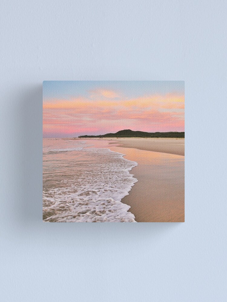 pastel sunset wall art