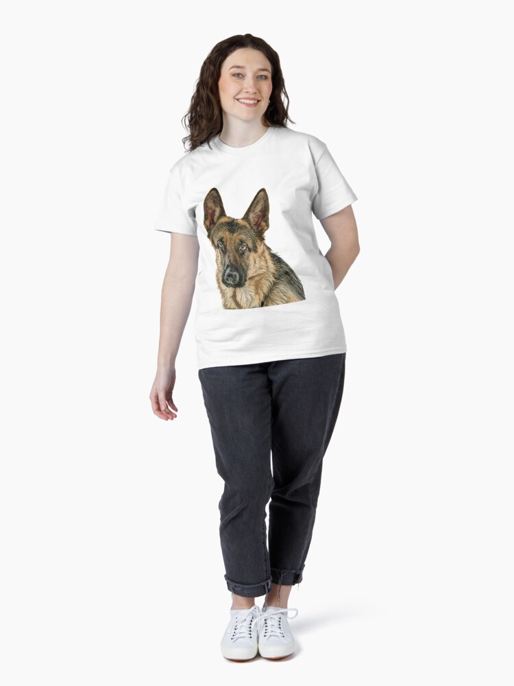 Thumbnail 4 of 7, Classic T-Shirt, GSD bywhacky designed and sold by bywhacky.