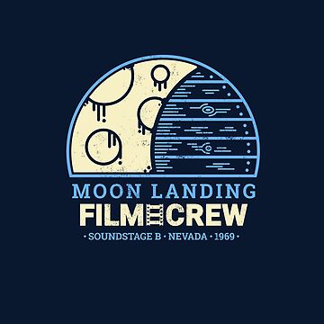 Artwork thumbnail, Moon Landing Hoax Film Crew | Conspiracy Theory by James Battershill Art