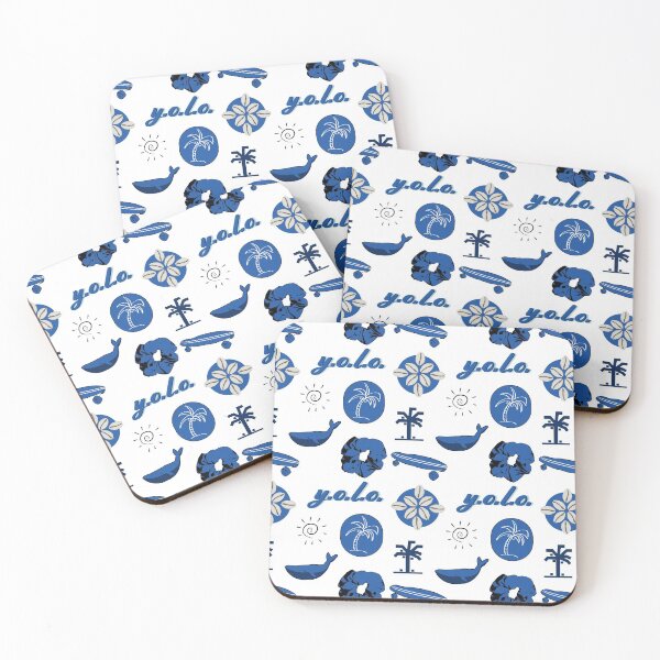 Item preview, Blue Summer Palm Tree Fun Sticker Pack designed and sold by The-Goods.