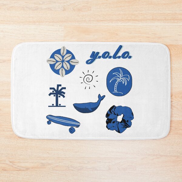 Item preview, Blue Summer Palm Tree Fun Sticker Pack designed and sold by The-Goods.