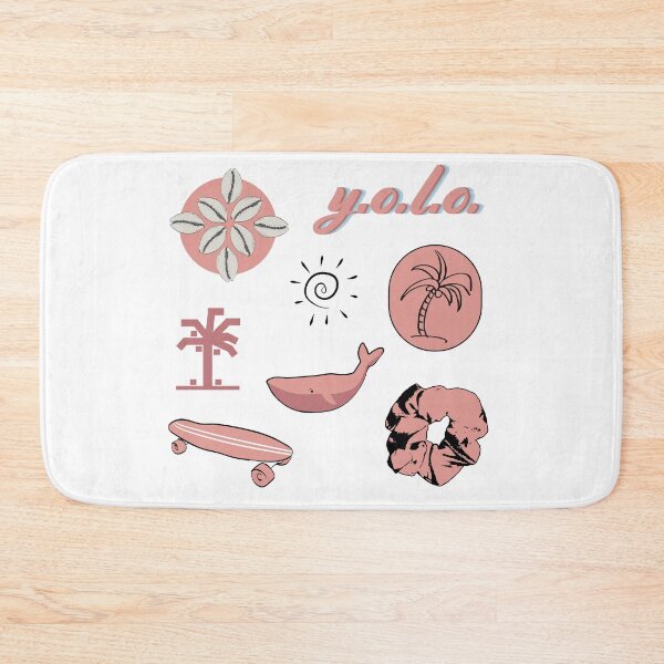 Item preview, Peach Summer Palm Tree Fun Sticker Pack designed and sold by The-Goods.