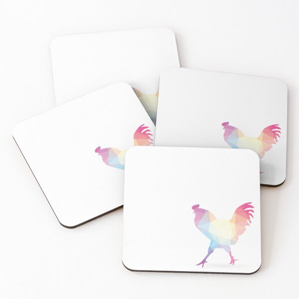Aperçu de l'œuvre Poulet Polygonal créée et vendue par meursaultdesign.