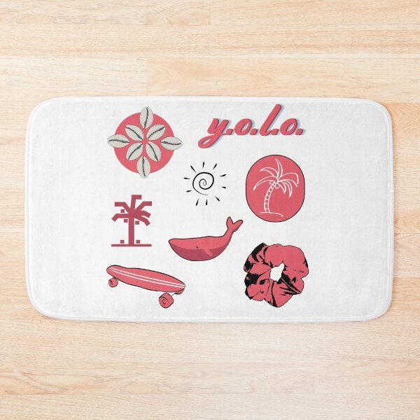 Item preview, Coral Summer Palm Tree Fun Sticker Pack designed and sold by The-Goods.