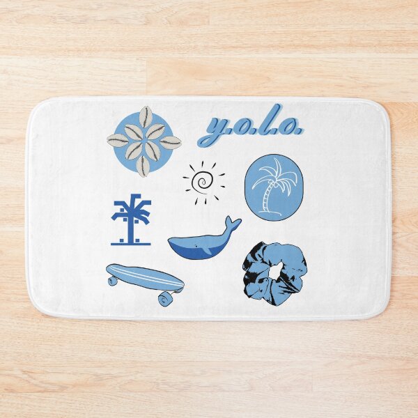 Item preview, Light Blue Summer Palm Tree Fun Sticker Pack designed and sold by The-Goods.
