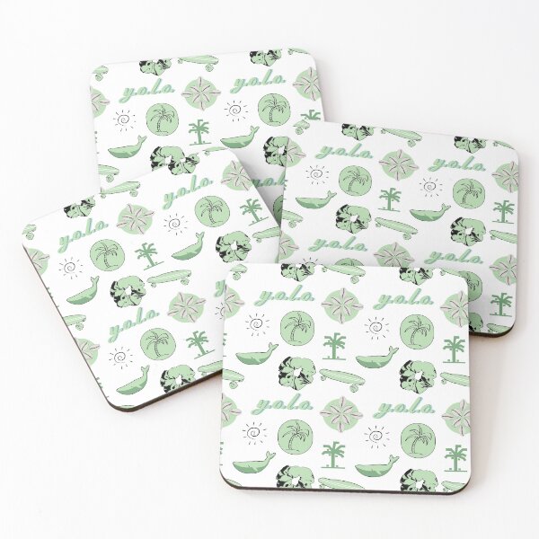 Item preview, Light Green Summer Palm Tree Fun Sticker Pack designed and sold by The-Goods.