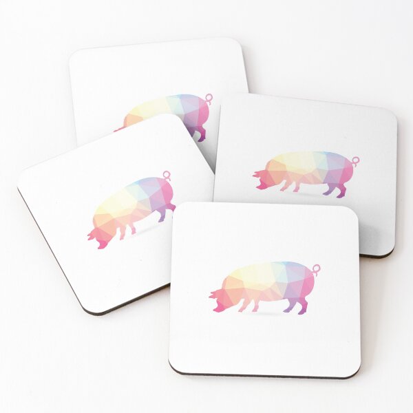 Artikelvorschau, Polygonales Schwein entworfen und verkauft von meursaultdesign.